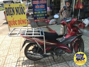 [ Bảng giá ] trọng lượng và thông số kỹ thuật các mẫu baga giá chở hàng xe số