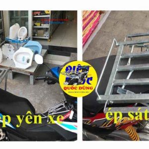 Lắp vào không ép yên xe